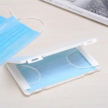 3PCS Mask Storage Case Portable Dust-proof Mask Storage Box Safety Face Mask Container Disposable Mask Storage Box