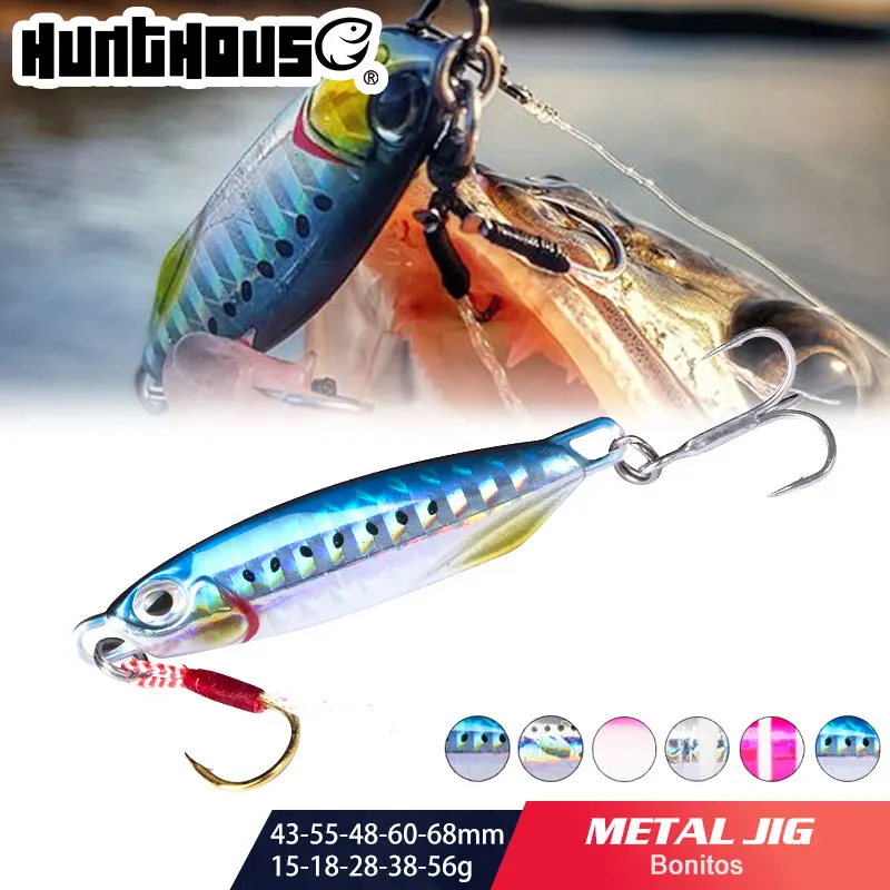 Hunthouse fishing lure metal jig lead jig bait for trolling fishing 15g 18g 28g 38g 56g DRAG METAL CAST SLIM with PE line
Hunthouse fishing lure metal jig lead jig bait for trolling fishing 15g 18g 28g 38g 56g DRAG METAL CAST SLIM with PE line