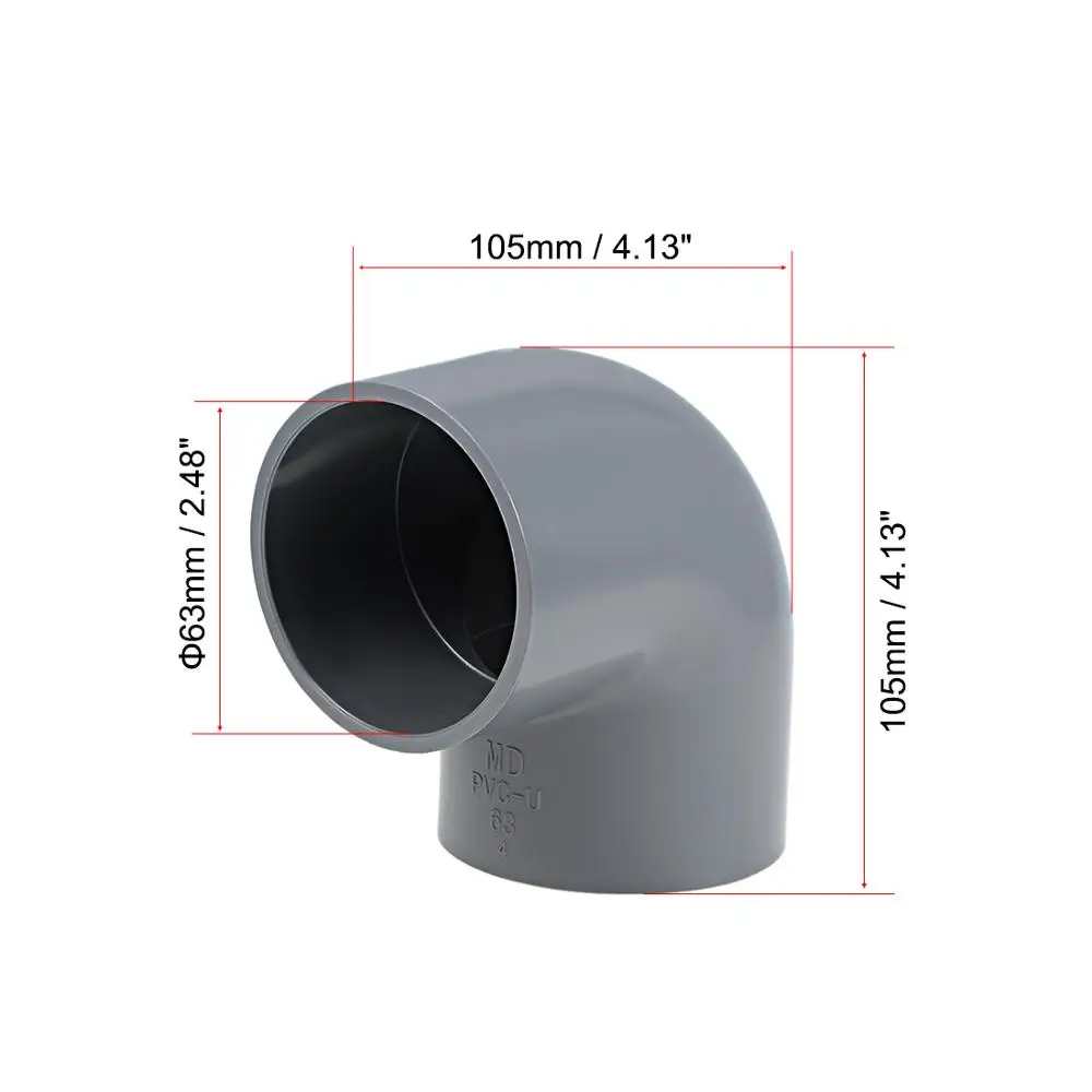 Uxcell PVC Fitting Elbow - PVC Furniture - PVC Elbow Fittings 9 types for irrigation and underground residential sprinkler 2Pcs
Uxcell PVC Fitting Elbow - PVC Furniture - PVC Elbow Fittings 9 types for irrigation and underground residential sprinkler 2Pcs
