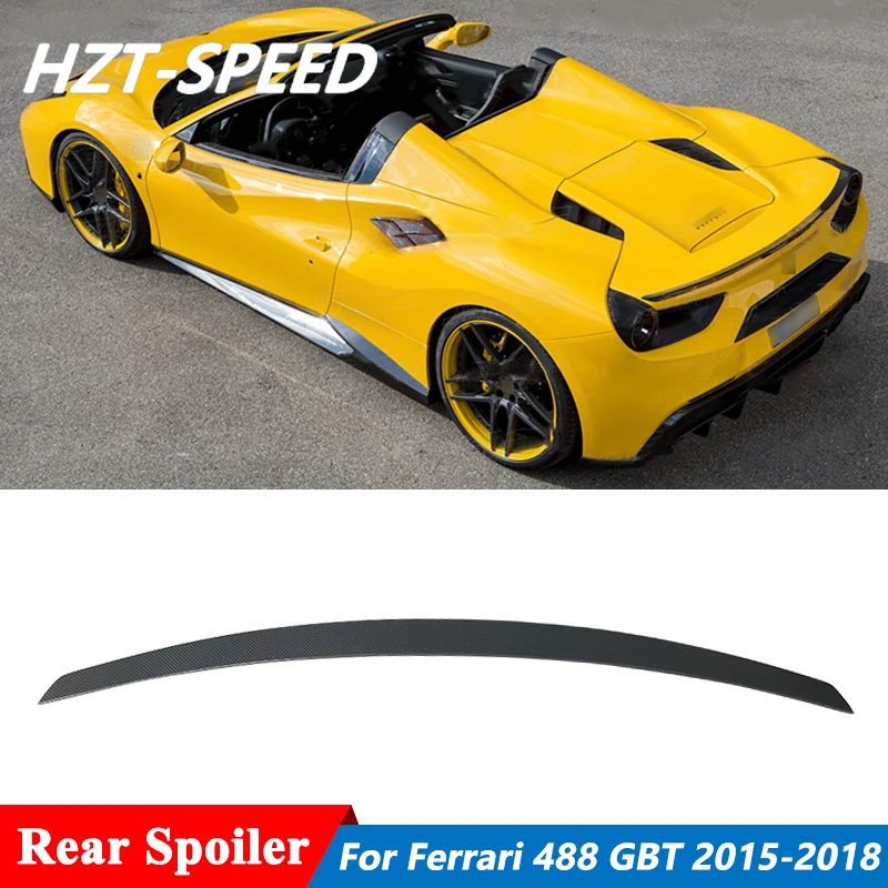 N Style Carbon Fiber Material Trunk Wing Rear Spoiler For Ferrari 488 GTB SPIDER Car Tuning 2015-2018
N Style Carbon Fiber Material Trunk Wing Rear Spoiler For Ferrari 488 GTB SPIDER Car Tuning 2015-2018