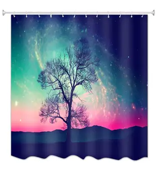 Alone Tree Over The Mountains Landscape Starry Sky Night View Nebula Orbit Fantastic Galaxy Themed Print Waterproof Polyester
Alone Tree Over The Mountains Landscape Starry Sky Night View Nebula Orbit Fantastic Galaxy Themed Print Waterproof Polyester