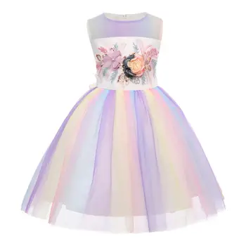 Rainbow Unicorn Dress Kids Girls Flower Unicorn Fancy Dress Up Tutu Tulle Princess Dress Girls Birthday Clothes for Photo Shoot
Rainbow Unicorn Dress Kids Girls Flower Unicorn Fancy Dress Up Tutu Tulle Princess Dress Girls Birthday Clothes for Photo Shoot