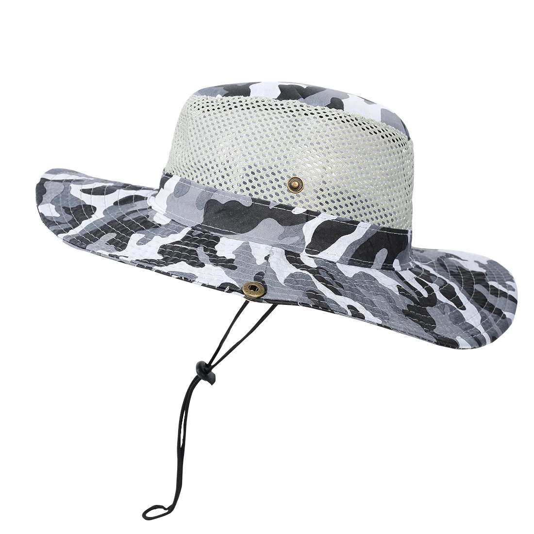 SHUJIN Unisex Mesh Breathable Outdoor Sun Hat Camouflage Bucket Hats 2019 New Adjustable Drawstring Fishing Hiking Camping Hats
SHUJIN Unisex Mesh Breathable Outdoor Sun Hat Camouflage Bucket Hats 2019 New Adjustable Drawstring Fishing Hiking Camping Hats