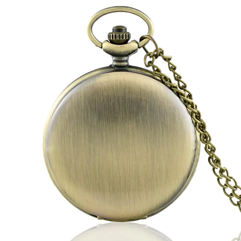 Classic Bronze Smooth Steampunk Pocket Watch Men With Fob Nacklace Chain Fashion Quartz Watch Mens Womens Gift Reloj De Bolsillo
Classic Bronze Smooth Steampunk Pocket Watch Men With Fob Nacklace Chain Fashion Quartz Watch Mens Womens Gift Reloj De Bolsillo