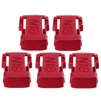 5Pcs/Set 18V Battery Mounts Storage Holder Shelf Rack Slots 18V Battery Mount Bracket Slots for MILWAUKEE M18 
5Pcs/Set 18V Battery Mounts Storage Holder Shelf Rack Slots 18V Battery Mount Bracket Slots for MILWAUKEE M18