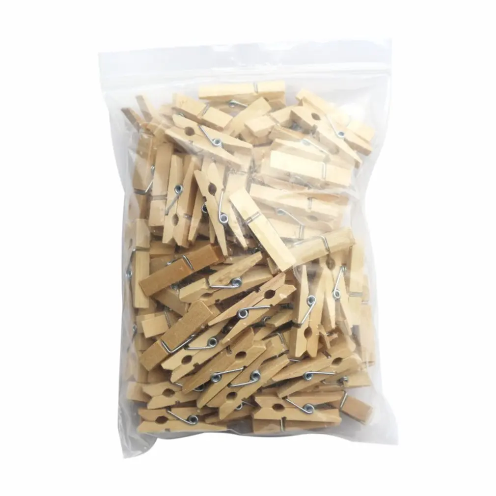 100pcs small mini Size wood photo clips clothespin craft decoration Clips pegs Snack Clips
100pcs small mini Size wood photo clips clothespin craft decoration Clips pegs Snack Clips