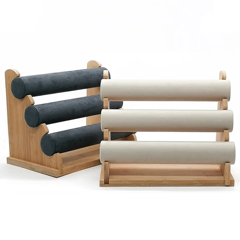 Top Bamboo Three-layers Bracelet Watch Displays Stand Bracelet Watch Necklace Head Rope Storage Rack Hair Ring Jewelry Displays
Top Bamboo Three-layers Bracelet Watch Displays Stand Bracelet Watch Necklace Head Rope Storage Rack Hair Ring Jewelry Displays