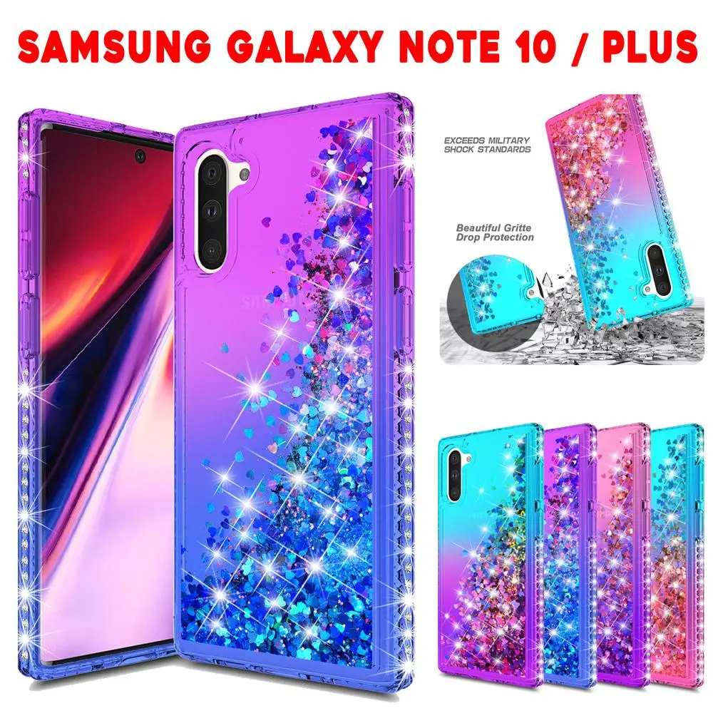 For Samsung Galaxy Note 10/Note 10 Plus Case Luxury Quicksand Liquid Case Bling Sequin Glitter Diamond Hard Back Phone Cover
For Samsung Galaxy Note 10/Note 10 Plus Case Luxury Quicksand Liquid Case Bling Sequin Glitter Diamond Hard Back Phone Cover