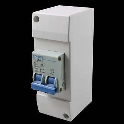 AC 400V 20A 2 Pole Gray Plastic Casing Miniature MCB Circuit Breaker
AC 400V 20A 2 Pole Gray Plastic Casing Miniature MCB Circuit Breaker