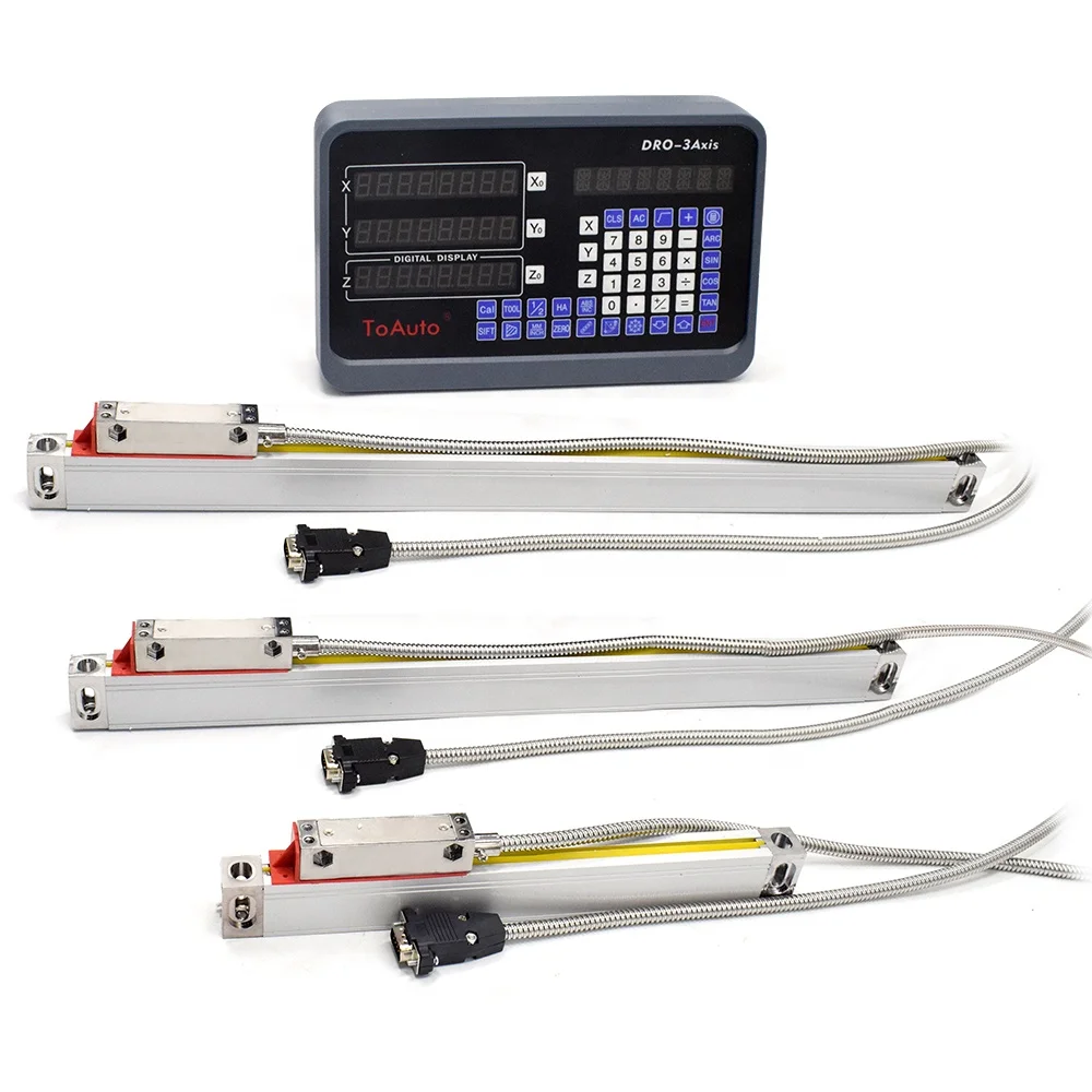 3 Axis DRO Linear Glass Scale Encoder for Bridgeport Milling Machine 2 Year Warranty
3 Axis DRO Linear Glass Scale Encoder for Bridgeport Milling Machine 2 Year Warranty