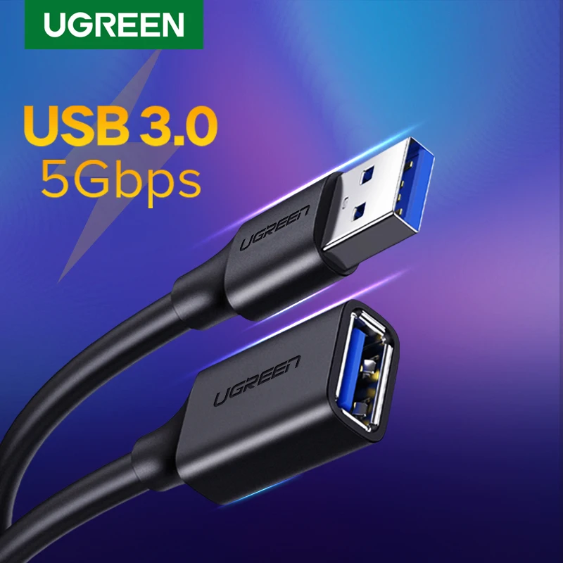 UGREEN USB Extension Cable USB 3.0 Extender Cord Type A Male to Female Data Transfer Lead for Playstation Flash Drive USB 2.0
UGREEN USB Extension Cable USB 3.0 Extender Cord Type A Male to Female Data Transfer Lead for Playstation Flash Drive USB 2.0