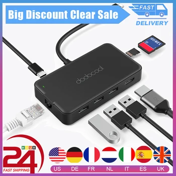Only 18.99!!! 8-in-1 Multifunction USB-C Hub with Type-C 4K Video HD Port Ethernet Adapter SD/TF Card Reader and 3 USB 3.0 Ports
Only 18.99!!! 8-in-1 Multifunction USB-C Hub with Type-C 4K Video HD Port Ethernet Adapter SD/TF Card Reader and 3 USB 3.0 Ports