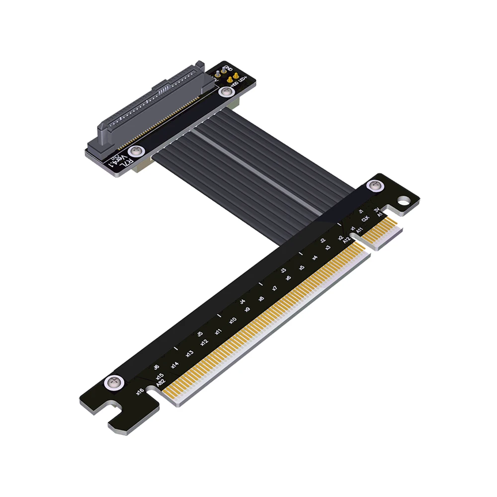 PCIE 4.0 X16 TO U.2 SFF 8639 U2 NVMe SSD Extension Adapter Cable Solid State Drive Converter SFF8639 Expansion Riser Gen4
PCIE 4.0 X16 TO U.2 SFF 8639 U2 NVMe SSD Extension Adapter Cable Solid State Drive Converter SFF8639 Expansion Riser Gen4