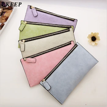 Women's Purse Ladies Wallet Long Money Bags Simple Style Coin Purse Leather Thin Wallets Female Card Holder Solid 
Women's Purse Ladies Wallet Long Money Bags Simple Style Coin Purse Leather Thin Wallets Female Card Holder Solid