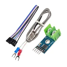 MAX6675 Module + K Type Thermocouple Thermocouple Senso Temperature Degrees Module for arduino
MAX6675 Module + K Type Thermocouple Thermocouple Senso Temperature Degrees Module for arduino