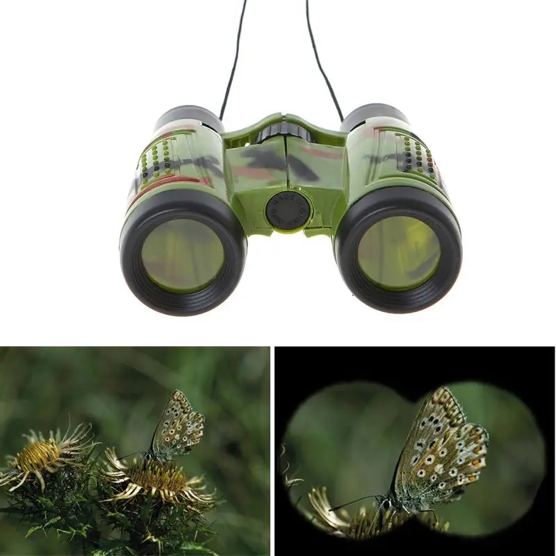 6x30mm Binoculars Telescope Folding Outdoor Travel Hiking Hunting Kids Toy Gifts