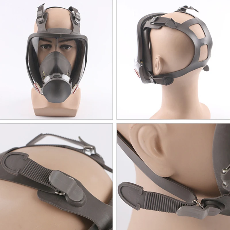 Respirator Mask Fully Facepiece For Spray Painting Gray 7pcs/Set Gas 6800+6001 useful durable
Respirator Mask Fully Facepiece For Spray Painting Gray 7pcs/Set Gas 6800+6001 useful durable