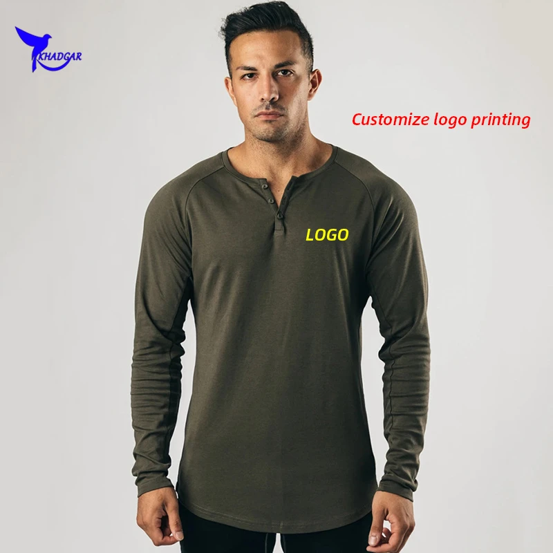 Custom LOGO Men Long Sleeve Cotton Sports Running Tops Gym Fitness Breathable Sportswear T-shirts Outdoor Jogging Training Shirt
Custom LOGO Men Long Sleeve Cotton Sports Running Tops Gym Fitness Breathable Sportswear T-shirts Outdoor Jogging Training Shirt