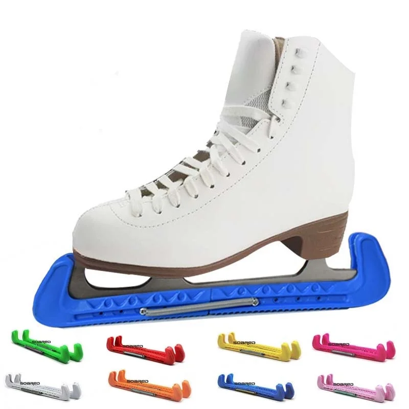Скейт обувь покрытие защитное лезвие защита с регулируемой пружиной для Хоккей |