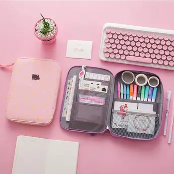 Korea Multifunction Pencil Bag Canvas Large Capacity Pen Curtain Case Stationery 
Korea Multifunction Pencil Bag Canvas Large Capacity Pen Curtain Case Stationery