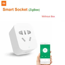 Xiaomi Mijia ZigBee Smart Plug App control Socket WiFi Control Switches Timer Plug for Android IOS For Mi home App Without Box
Xiaomi Mijia ZigBee Smart Plug App control Socket WiFi Control Switches Timer Plug for Android IOS For Mi home App Without Box