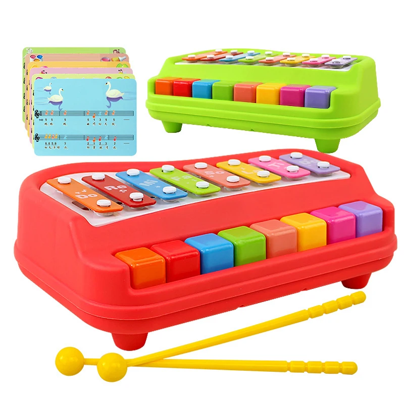 Children's Piano Toy Octave Hand Knocking Piano Baby Instrument Fun Music Playing Combo Early Learning Educational Toys for Kids
Children's Piano Toy Octave Hand Knocking Piano Baby Instrument Fun Music Playing Combo Early Learning Educational Toys for Kids