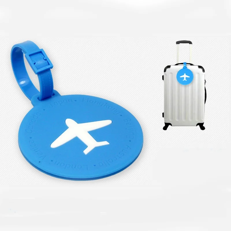 Creative Aircraft Bag Tag PVC Luggage Travel Accessories Identification Card Addres Holder Portable Labe Baggage Boarding Tags
Creative Aircraft Bag Tag PVC Luggage Travel Accessories Identification Card Addres Holder Portable Labe Baggage Boarding Tags