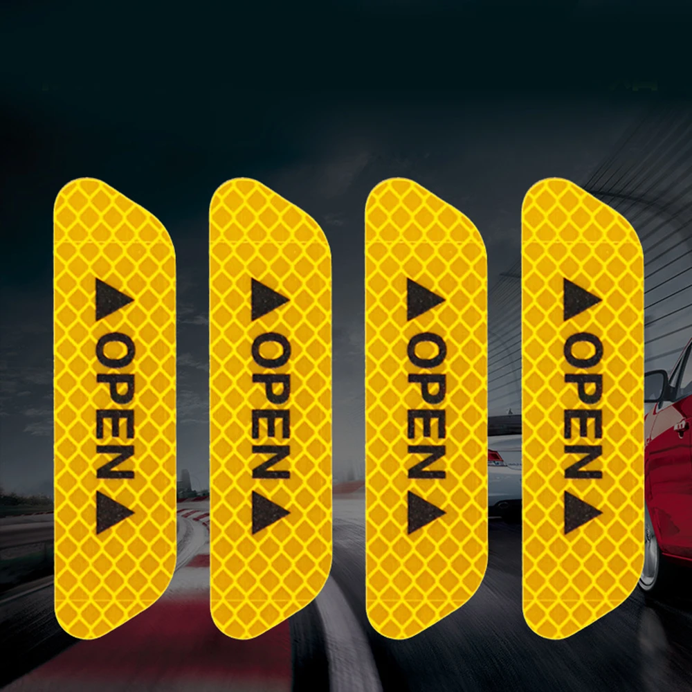 Hot Sale High Quality Car OPEN Reflective Tape Door Stickers Warning Mark Automotive Exterior Waterproof 1 Set
Hot Sale High Quality Car OPEN Reflective Tape Door Stickers Warning Mark Automotive Exterior Waterproof 1 Set