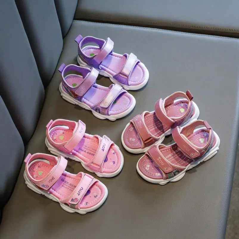 Girls Sandals Kids Shoes Summer Children's Fashion Colorful Sandals Pupils Non-slip Beach Shoes Girls Slippers Outdoor
Girls Sandals Kids Shoes Summer Children's Fashion Colorful Sandals Pupils Non-slip Beach Shoes Girls Slippers Outdoor