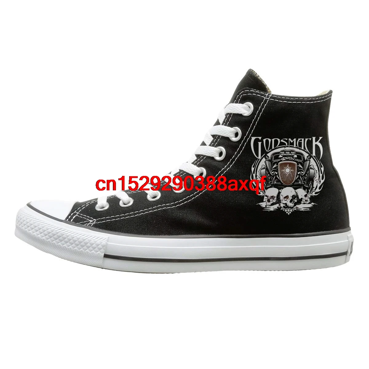 Women Men Casual Shoes Daily Godsmack Print High-top Flat Canvas Shoes Fashion Sneakers Plus 
Women Men Casual Shoes Daily Godsmack Print High-top Flat Canvas Shoes Fashion Sneakers Plus