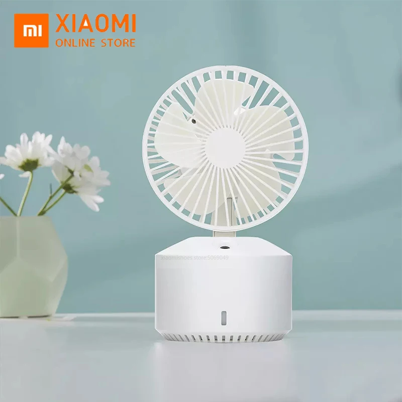 Xiaomi Wellsmart Mini USB Portable Desktop Fan Wireless Air Humidifier 350ml 2000mAh Cooling Fan for Office Car home
Xiaomi Wellsmart Mini USB Portable Desktop Fan Wireless Air Humidifier 350ml 2000mAh Cooling Fan for Office Car home