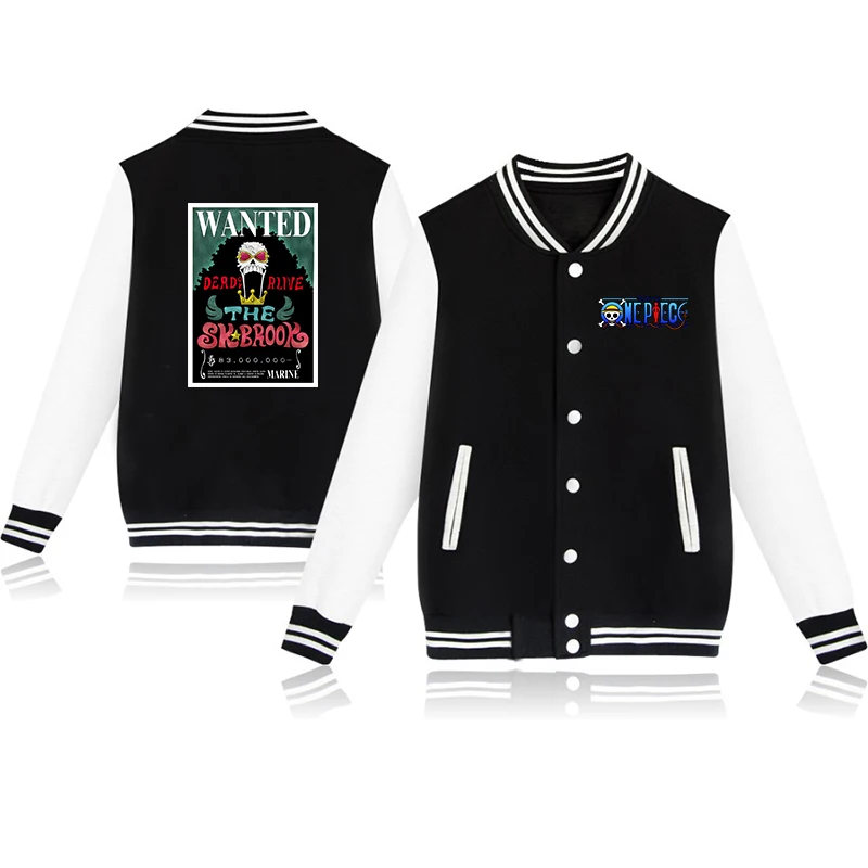 Autumn Winter Streetwear Baseball Jacket One Piece Baseball Uniform Cute Clothing Women Men Fashion Harajuku Jacket Coat 
Autumn Winter Streetwear Baseball Jacket One Piece Baseball Uniform Cute Clothing Women Men Fashion Harajuku Jacket Coat