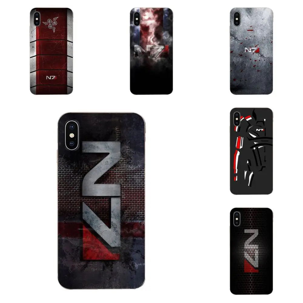 Аниме Mass Effect N7 для Huawei Honor 4C 5A 5C 5X 6 6A 6X 7 7A 7C 7X 8 8C 8S 9 10 10i 20 20i Lite Pro мягкий силикагель |