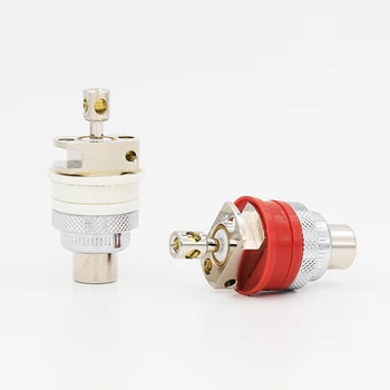 4pieces/set RHO02 Hi-End Rhodium Plated Non Solder RCA Socket Female Socket Chassis Connector
4pieces/set RHO02 Hi-End Rhodium Plated Non Solder RCA Socket Female Socket Chassis Connector