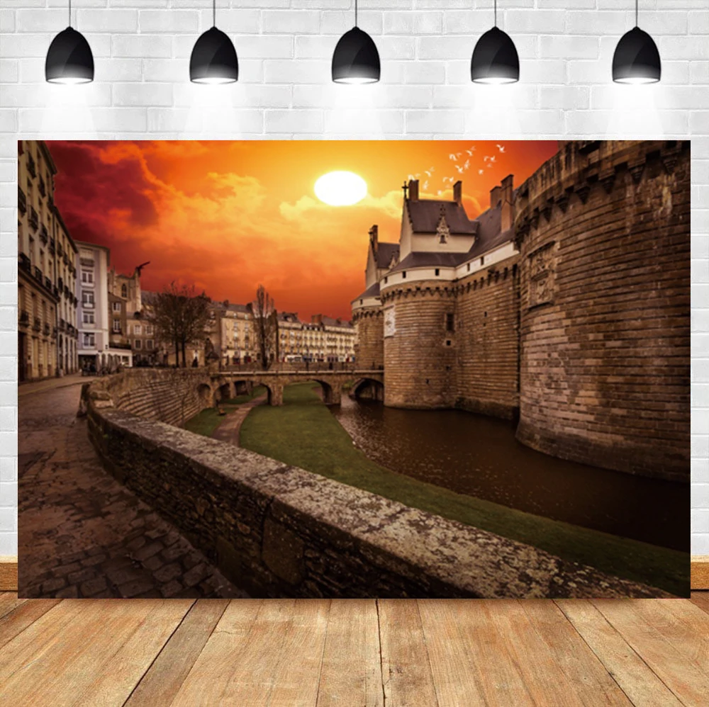Laeacco Dusk Nordic Street Castle Building Moat Room Decoration Backdrop Photographic Photo Background For Photo Studio
Laeacco Dusk Nordic Street Castle Building Moat Room Decoration Backdrop Photographic Photo Background For Photo Studio
