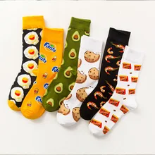 2022 Funny Cotton Socks Women Tube Happy Sock Tide Cotton Long Snacks Fruit Food Avocado Socks High Tube Socks
2022 Funny Cotton Socks Women Tube Happy Sock Tide Cotton Long Snacks Fruit Food Avocado Socks High Tube Socks
