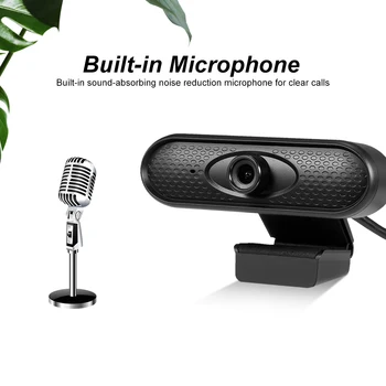 USB Webcam 720P/1080P Webcam Web Camera Computer Manual Focus Built-in Microphone Plug And Play Camera for PC Laptop Gaming
USB Webcam 720P/1080P Webcam Web Camera Computer Manual Focus Built-in Microphone Plug And Play Camera for PC Laptop Gaming
