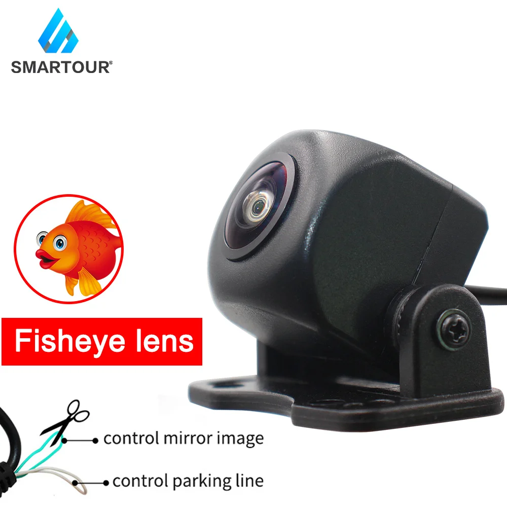 Фото Smartour 170° Fisheye Lens HD Night Vision Rear View Backup Camera Waterproof Auto Car Front Reverse Rearview Parking | Автомобили и