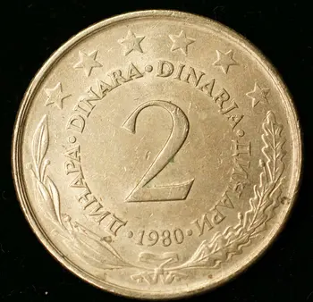 Yugoslavia 2 Dinars Coins Europe New Original Coin Commemorative Edition 100% Real Rare Eu Random Year
Yugoslavia 2 Dinars Coins Europe New Original Coin Commemorative Edition 100% Real Rare Eu Random Year