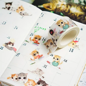 5m Cute Cat Dog Animals Masking Washi Tape Decorative Adhesive Tape Decora Diy Scrapbooking Sticker Label Stationery 25mm
5m Cute Cat Dog Animals Masking Washi Tape Decorative Adhesive Tape Decora Diy Scrapbooking Sticker Label Stationery 25mm