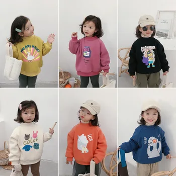 Explosion models 2-8 years old boys and girls baby warm and comfortable cartoon printed half-high collar raglan sweater winter
Explosion models 2-8 years old boys and girls baby warm and comfortable cartoon printed half-high collar raglan sweater winter