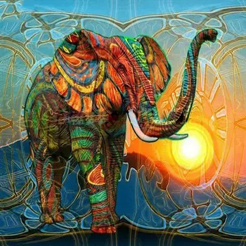 Full Round Drill Elephant In The Sunset Diamond Painting Animal Cross Stitch 5D DIY Rhinestone Embroidery Mosaic Home Decor Gift
Full Round Drill Elephant In The Sunset Diamond Painting Animal Cross Stitch 5D DIY Rhinestone Embroidery Mosaic Home Decor Gift
