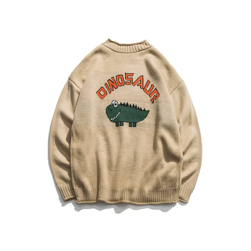 Dinosaur Lovely Sweaters Men 2019 Autumn Winter New Fashion Loose Turtleneck Knitted Sweaters Men Boys Pullovers and Jumpers
Dinosaur Lovely Sweaters Men 2019 Autumn Winter New Fashion Loose Turtleneck Knitted Sweaters Men Boys Pullovers and Jumpers