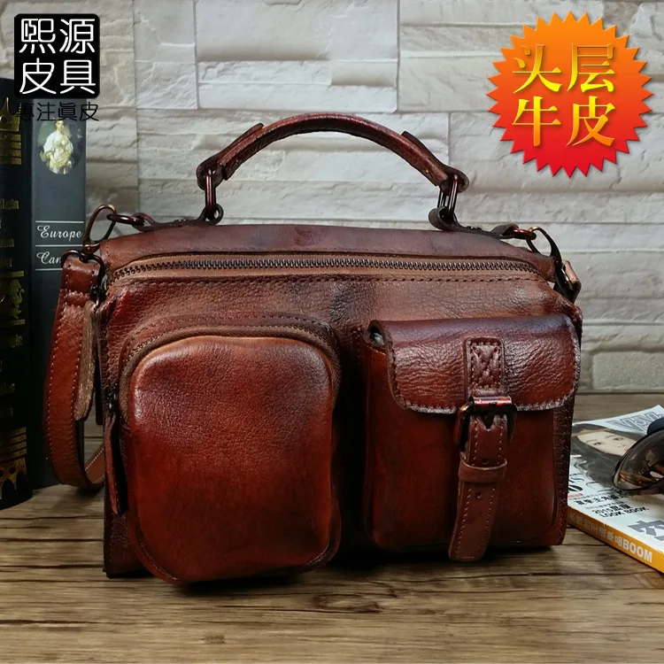 2019 New Style Hand-rub Color WOMEN'S Bag Bag Leather Shoulder-bag Shoulder Bag Retro Skeleton-skin Full-grain Leather
2019 New Style Hand-rub Color WOMEN'S Bag Bag Leather Shoulder-bag Shoulder Bag Retro Skeleton-skin Full-grain Leather