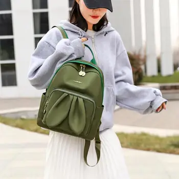 Women Girls Backpack Cute Rabbit Ears Oxford Solid School Bookbag Multi-function Large Capacity Casual Travel Shoulder Bags
Women Girls Backpack Cute Rabbit Ears Oxford Solid School Bookbag Multi-function Large Capacity Casual Travel Shoulder Bags