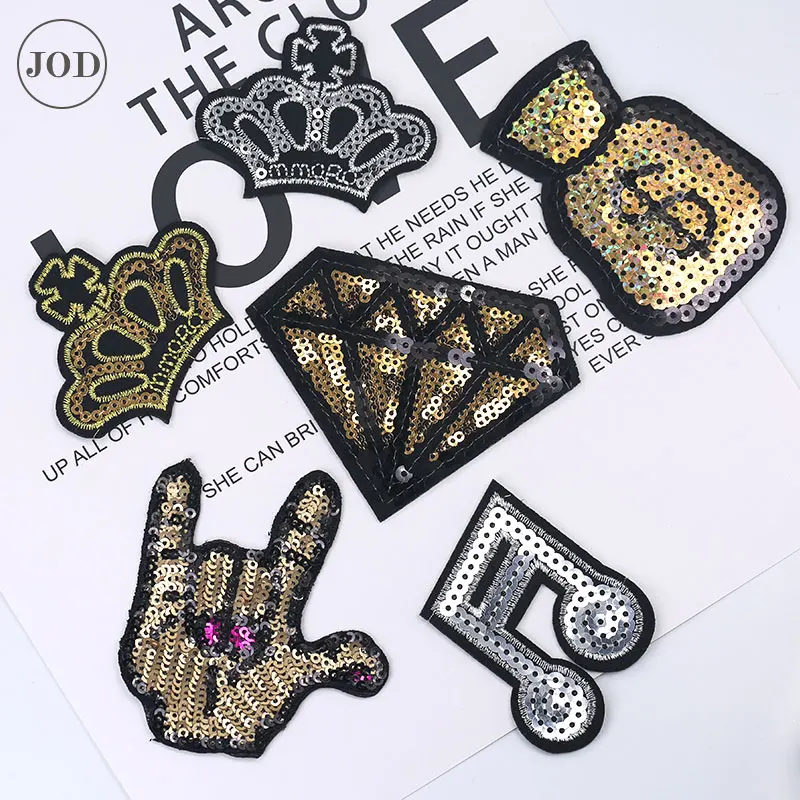 Personality Fashion Sequin Patch Iron on Down Jacket Gold Hole Repair Embroidery Patches for Clothing Pants Decoration Applique
Personality Fashion Sequin Patch Iron on Down Jacket Gold Hole Repair Embroidery Patches for Clothing Pants Decoration Applique