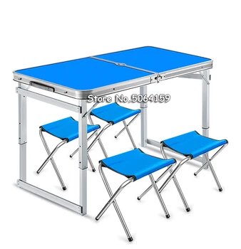 Outdoor Folding Table With 4PCS Stool Camping Aluminium Alloy Picnic Waterproof Ultra-light Durable Foldable Table Desk 120*60CM
Outdoor Folding Table With 4PCS Stool Camping Aluminium Alloy Picnic Waterproof Ultra-light Durable Foldable Table Desk 120*60CM