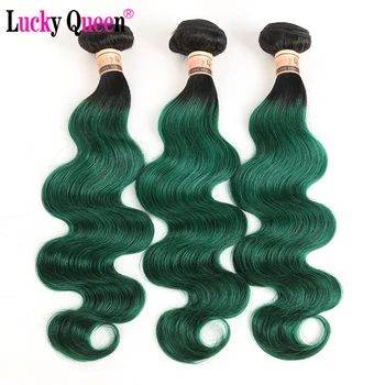 Lucky Queen Peruvian Body Wave Human Hair Extensions Remy Hair Weave Bundles Ombre Green Colored Bundles Medium Ratio
Lucky Queen Peruvian Body Wave Human Hair Extensions Remy Hair Weave Bundles Ombre Green Colored Bundles Medium Ratio