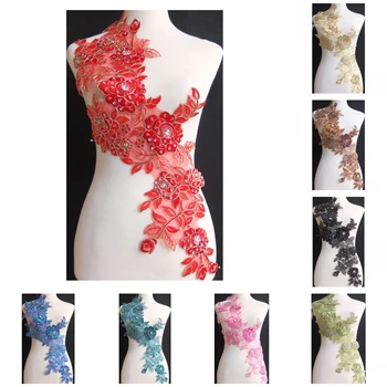 5pcs/lot x Handmade 9Color(Red Pink Gold Blue Black Turquoise+)Sequined Beaded 3D Flower Embroidery Lace Appliques Collar BNC135
5pcs/lot x Handmade 9Color(Red Pink Gold Blue Black Turquoise+)Sequined Beaded 3D Flower Embroidery Lace Appliques Collar BNC135