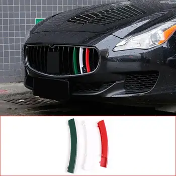 For Maserati Ghibli 2014-2017 Quattroporte 2013-16 ABS plastic Tricolor Front Grille Decoration Strips Exterior Car Accessories
For Maserati Ghibli 2014-2017 Quattroporte 2013-16 ABS plastic Tricolor Front Grille Decoration Strips Exterior Car Accessories
